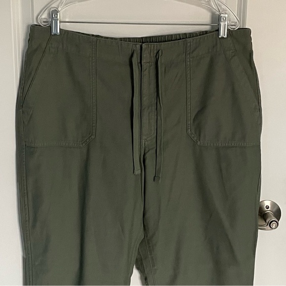 New! J. Crew Green Cotton Tie Waist Drawstring Camp Pants NWT 35388 - Picture 3 of 12